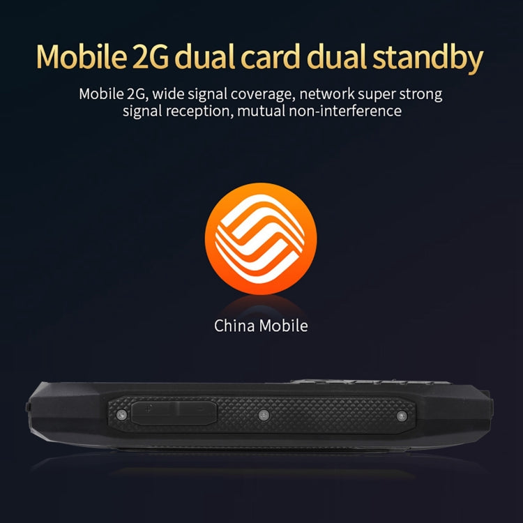 Rugtel R1C Rugged Phone, IP68 Waterproof Dustproof Shockproof, 2.4 inch, MTK6261D, 2000mAh Battery, SOS, FM, Dual SIM(Black) - free shipping - PMC Jewellery - Order now!
