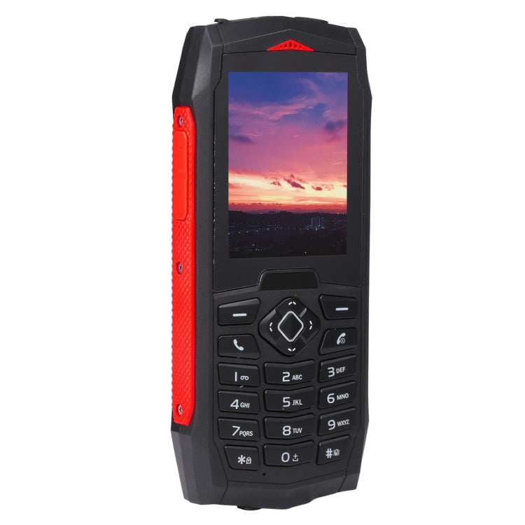 Rugtel R1C Rugged Phone, IP68 Waterproof Dustproof Shockproof, 2.4 inch, MTK6261D, 2000mAh Battery, SOS, FM, Dual SIM(Red) - free shipping - PMC Jewellery - Order now!