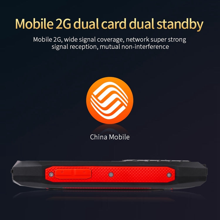 Rugtel R1C Rugged Phone, IP68 Waterproof Dustproof Shockproof, 2.4 inch, MTK6261D, 2000mAh Battery, SOS, FM, Dual SIM(Red) - free shipping - PMC Jewellery - Order now!