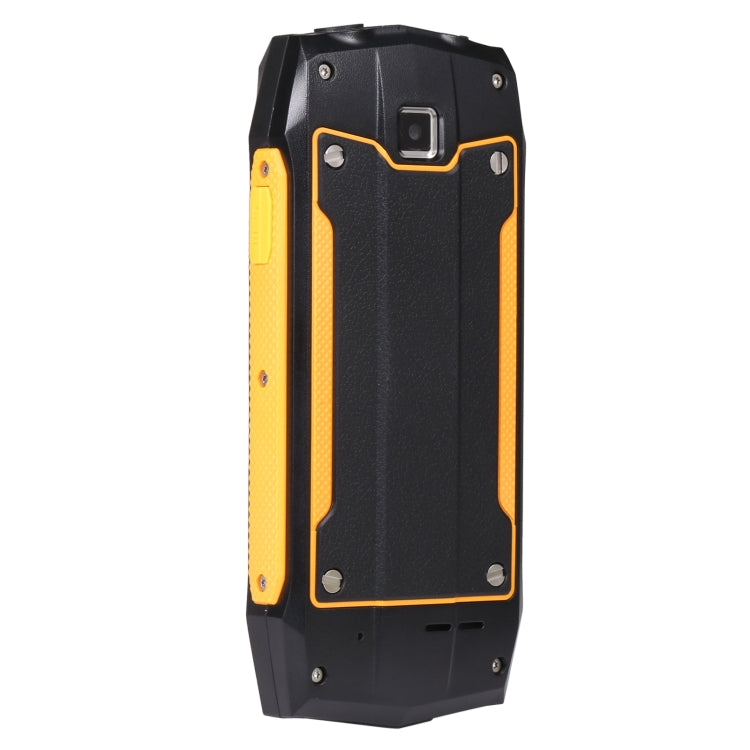 Rugtel R1C Rugged Phone, IP68 Waterproof Dustproof Shockproof, 2.4 inch, MTK6261D, 2000mAh Battery, SOS, FM, Dual SIM(Yellow) - free shipping - PMC Jewellery - Order now!