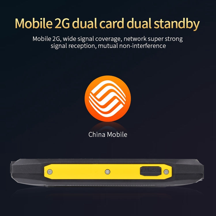 Rugtel R1D Rugged Phone, IP68 Waterproof Dustproof Shockproof, 2.4 inch, MTK6261D, 2000mAh Battery, Loud Box Speaker, FM, Network: 2G, Dual SIM(Yellow) - free shipping - PMC Jewellery - Order now!