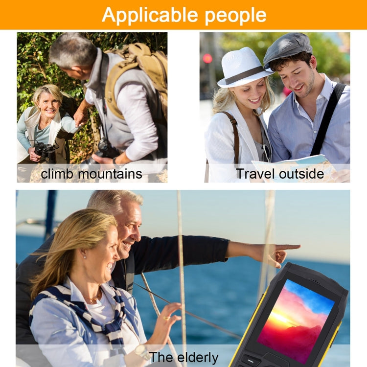 Rugtel R1D Rugged Phone, IP68 Waterproof Dustproof Shockproof, 2.4 inch, MTK6261D, 2000mAh Battery, Loud Box Speaker, FM, Network: 2G, Dual SIM(Yellow) - free shipping - PMC TechLife - Order now!