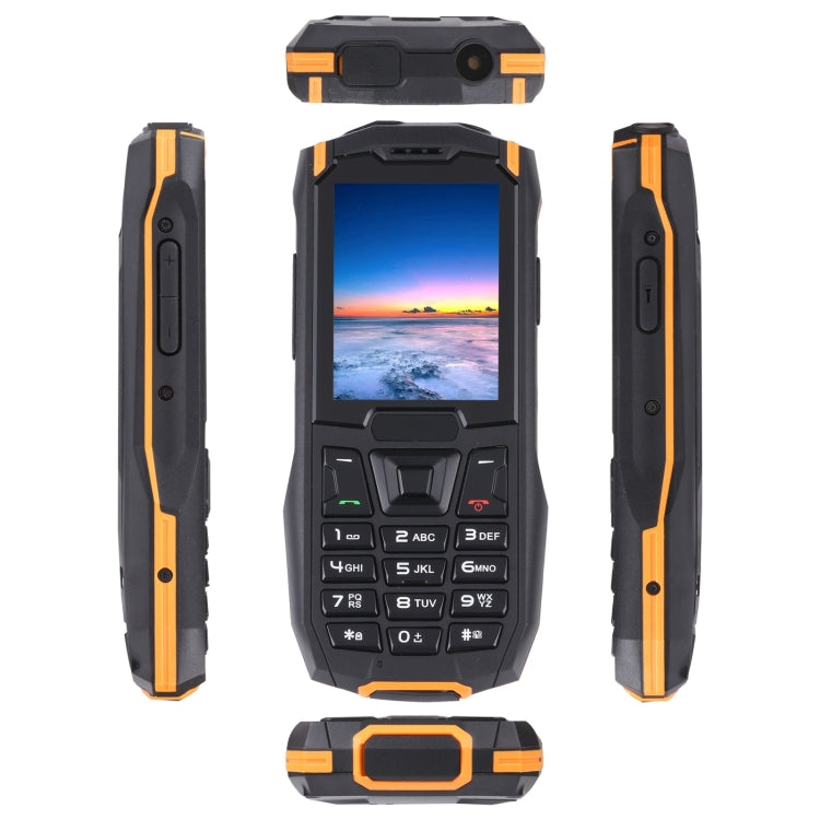 Rugtel R2C Rugged Phone, IP68 Waterproof Dustproof Shockproof, 2.4 inch, MTK6261D, 2500mAh Battery, SOS, FM, Dual SIM (Orange) - free shipping - PMC Jewellery - Order now!