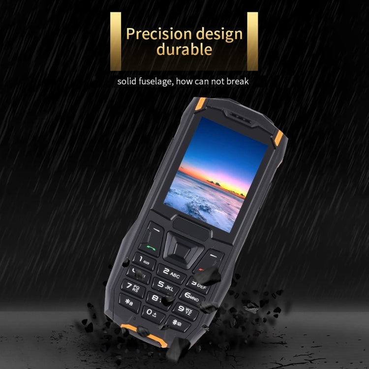 Rugtel R2C Rugged Phone, IP68 Waterproof Dustproof Shockproof, 2.4 inch, MTK6261D, 2500mAh Battery, SOS, FM, Dual SIM (Orange) - free shipping - PMC Jewellery - Order now!