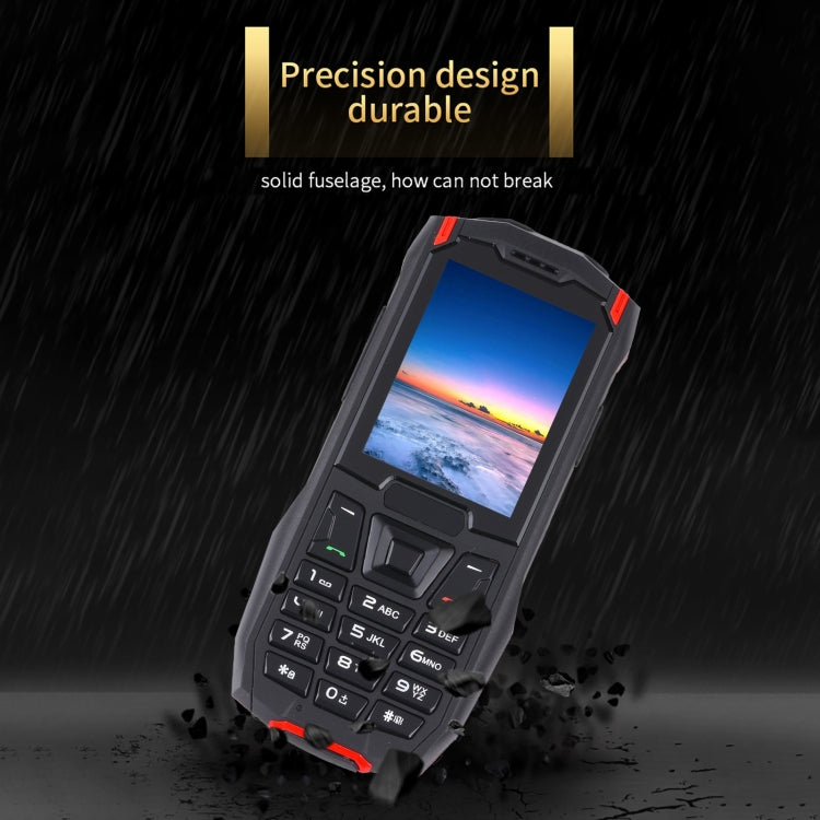 Rugtel R2C Rugged Phone, IP68 Waterproof Dustproof Shockproof, 2.4 inch, MTK6261D, 2500mAh Battery, SOS, FM, Dual SIM(Red) - free shipping - PMC Jewellery - Order now!