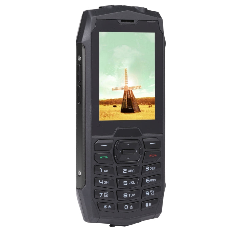 Rugtel R3C Rugged Phone, IP68 Waterproof Dustproof Shockproof, 2.8 inch, MTK6261D, 2000mAh Battery, SOS, FM, Dual SIM(Black) - free shipping - PMC Jewellery - Order now!