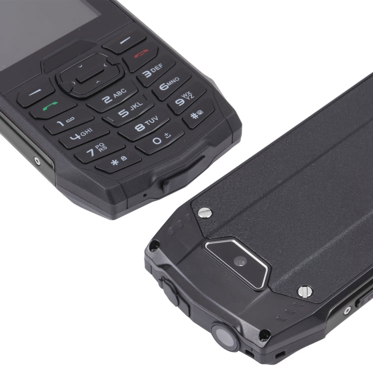 Rugtel R3C Rugged Phone, IP68 Waterproof Dustproof Shockproof, 2.8 inch, MTK6261D, 2000mAh Battery, SOS, FM, Dual SIM(Black) - free shipping - PMC Jewellery - Order now!