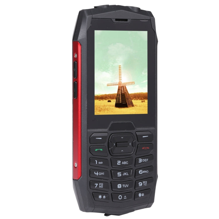 Rugtel R3C Rugged Phone, IP68 Waterproof Dustproof Shockproof, 2.8 inch, MTK6261D, 2000mAh Battery, SOS, FM, Dual SIM(Red) - free shipping - PMC Jewellery - Order now!