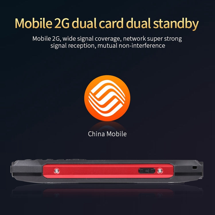Rugtel R3C Rugged Phone, IP68 Waterproof Dustproof Shockproof, 2.8 inch, MTK6261D, 2000mAh Battery, SOS, FM, Dual SIM(Red) - free shipping - PMC Jewellery - Order now!