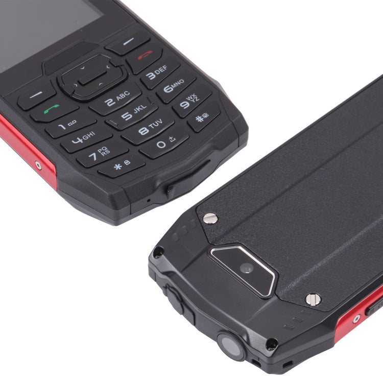 Rugtel R3C Rugged Phone, IP68 Waterproof Dustproof Shockproof, 2.8 inch, MTK6261D, 2000mAh Battery, SOS, FM, Dual SIM(Red) - free shipping - PMC Jewellery - Order now!