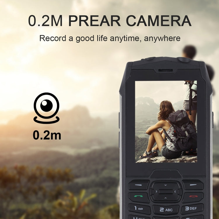 Rugtel R3C Rugged Phone, IP68 Waterproof Dustproof Shockproof, 2.8 inch, MTK6261D, 2000mAh Battery, SOS, FM, Dual SIM(Silver) - free shipping - PMC Jewellery - Order now!