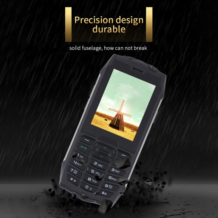 Rugtel R3C Rugged Phone, IP68 Waterproof Dustproof Shockproof, 2.8 inch, MTK6261D, 2000mAh Battery, SOS, FM, Dual SIM(Silver) - free shipping - PMC Jewellery - Order now!
