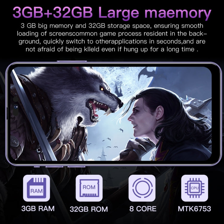 i14 Pro Max / H208A, 3GB+32GB, 6.5 inch Dynamic Island Screen, Face Identification, Android 8.1 MTK6753 Octa Core, Network: 4G (Gold)