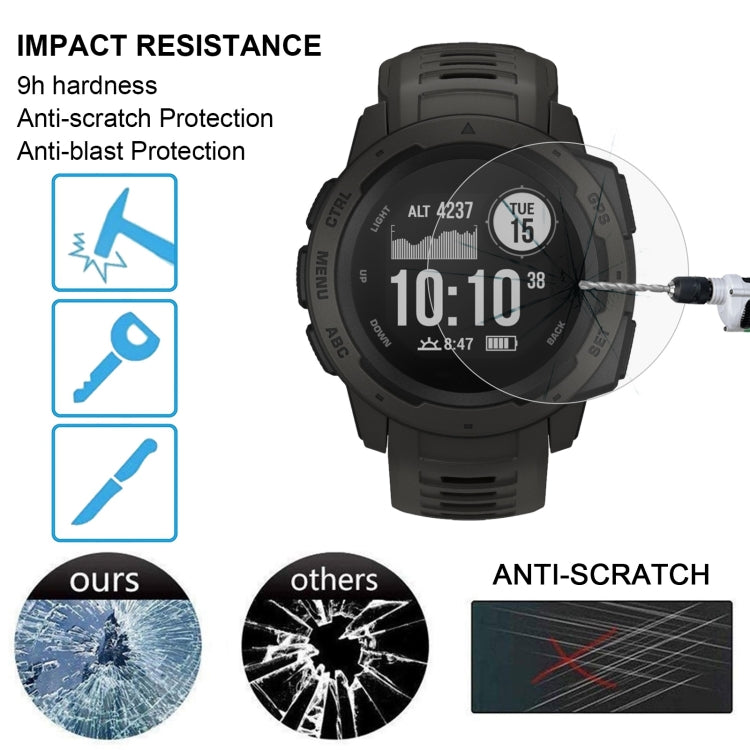 ENKAY Hat-Prince for 37mm Diameter Circular Dial Smart Watch 0.2mm 9H Surface Hardness 2.15D Curved Explosion-proof Tempered Glass Screen Film - Screen Protector by ENKAY | Online Shopping South Africa | PMC Jewellery | Buy Now Pay Later Mobicred