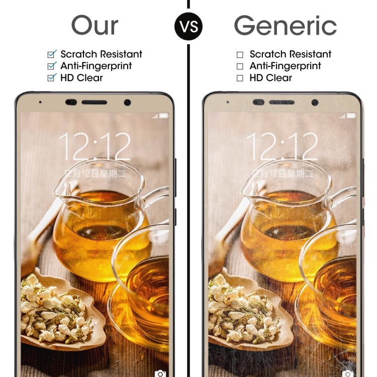 For Huawei Mate 10 9H Surface Hardness 2.5D Curved Edge HD Explosion-proof Tempered Glass Screen Protector(Gold)