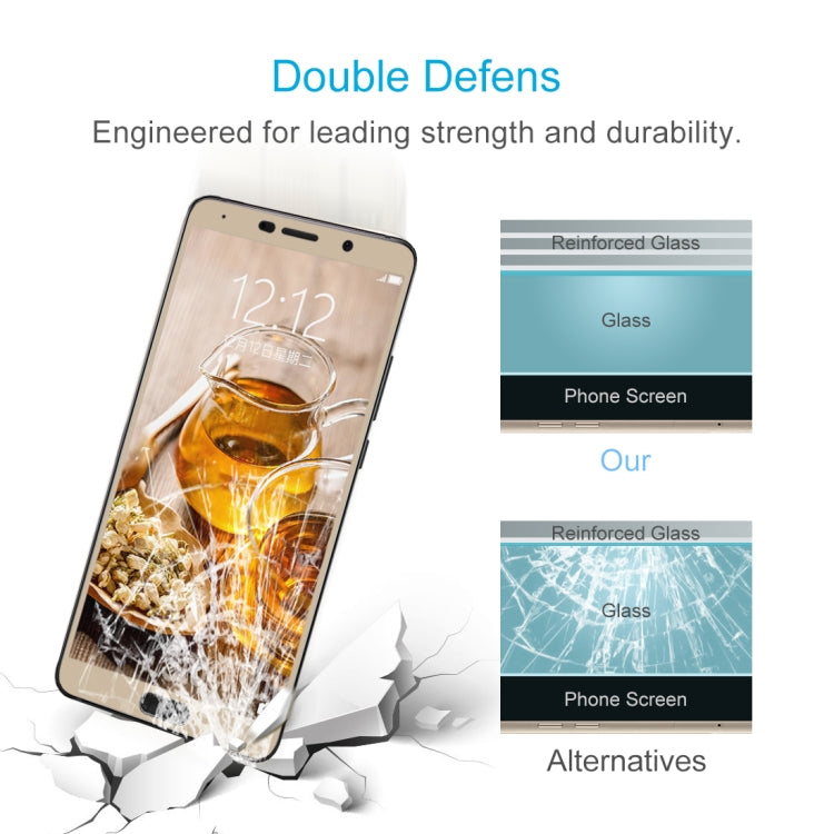 For Huawei Mate 10 9H Surface Hardness 2.5D Curved Edge HD Explosion-proof Tempered Glass Screen Protector(Gold)