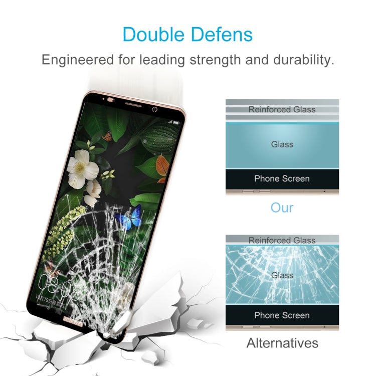 For Huawei Mate 10 Pro 9H Surface Hardness 2.5D Curved Edge HD Explosion-proof Tempered Glass Screen Protector(Black)