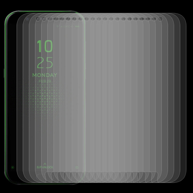 50 PCS 0.26mm 9H 2.5D Tempered Glass Film for Xiaomi Black Shark, No Retail Package