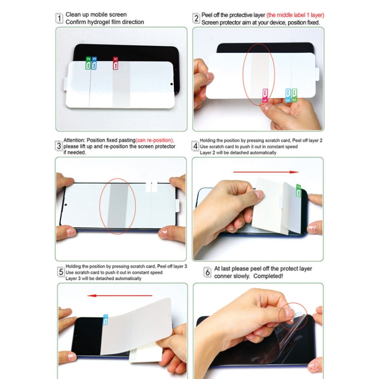 1 Sets IMAK Curved Full Screen Hydrogel Film (Outer Screen + Back + Inner Screen) for Galaxy Fold - free shipping - PMC TechLife - Order now!