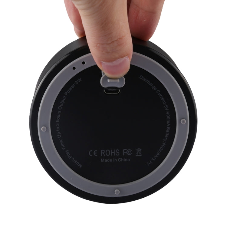 i13 Portable Bind Splash-proof Stereo Music Wireless Sports Bluetooth Speaker(Black)
