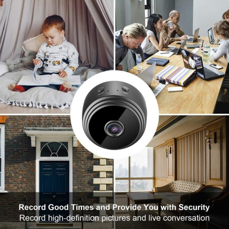 A9+ 1080P WiFi Remote Wireless Camera, Support Night Vision & Motion Detection & TF Card, Broadcom Bluetooth Solution(Black) - Mini Camera by PMC Jewellery | Online Shopping South Africa | PMC Jewellery | Buy Now Pay Later Mobicred