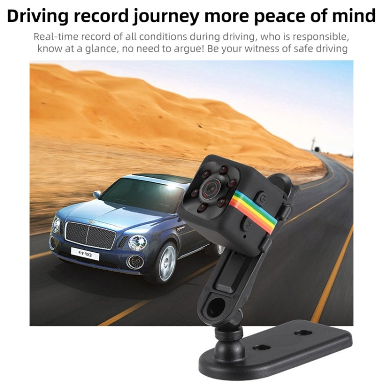 SQ11 Mini DV HD 480P 6 LEDs Sport Recorder Camera with Holder, Support Monitor Detection & IR Night Vision & TF Card (Red) - free shipping - PMC Jewellery - Order now!