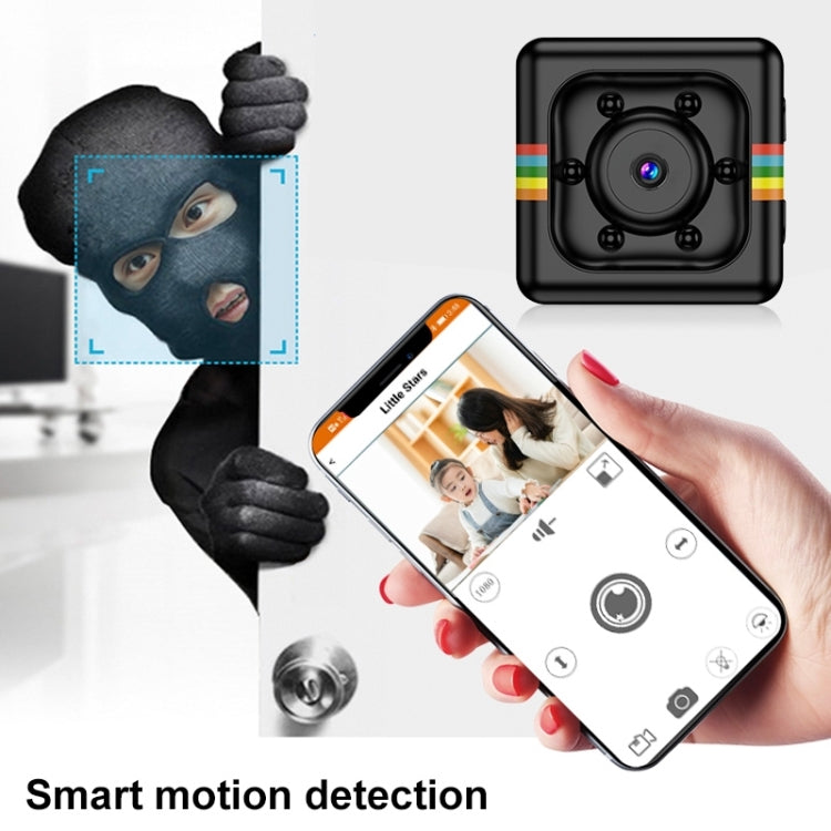 SQ11 Mini DV HD 480P 6 LEDs Sport Recorder Camera with Holder, Support Monitor Detection & IR Night Vision & TF Card (Red) - free shipping - PMC Jewellery - Order now!