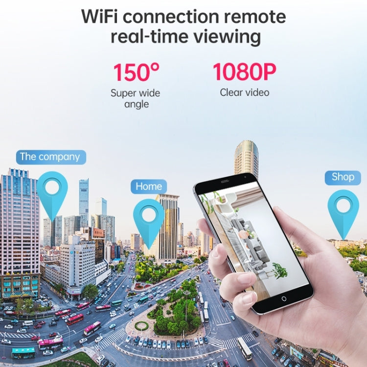 A9 1080P Wifi Wireless Network Camera Wide-angle Recorder(Black) - free shipping - PMC Jewellery - Order now!