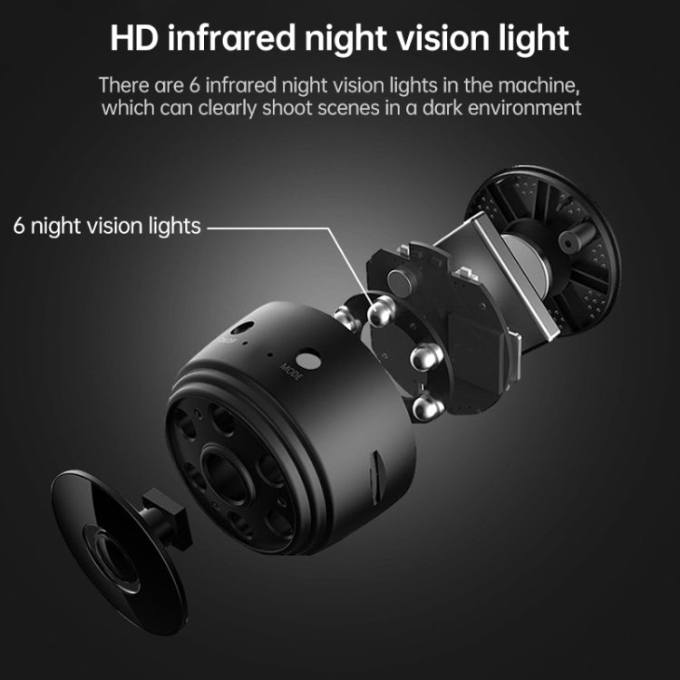 A9 1080P Wifi Wireless Network Camera Wide-angle Recorder(Black) - free shipping - PMC Jewellery - Order now!