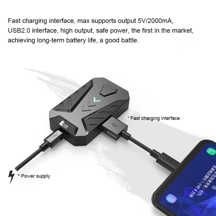 GAMWING MIX Portable Bluetooth 4.0 Keyboard Mouse Converter Eating Chicken Game Auxiliary Tool(Black) - free shipping - PMC Jewellery - Order now!