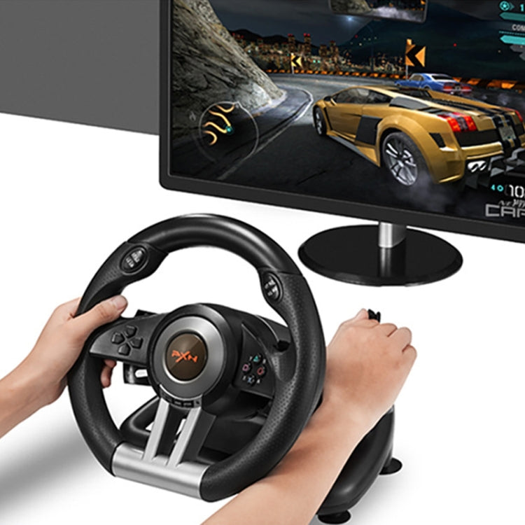 PXN-V3 Racing Game Steering Wheel for PC / PS3 / 4 / xbox one / switch(Orange) - free shipping - PMC TechLife - Order now!