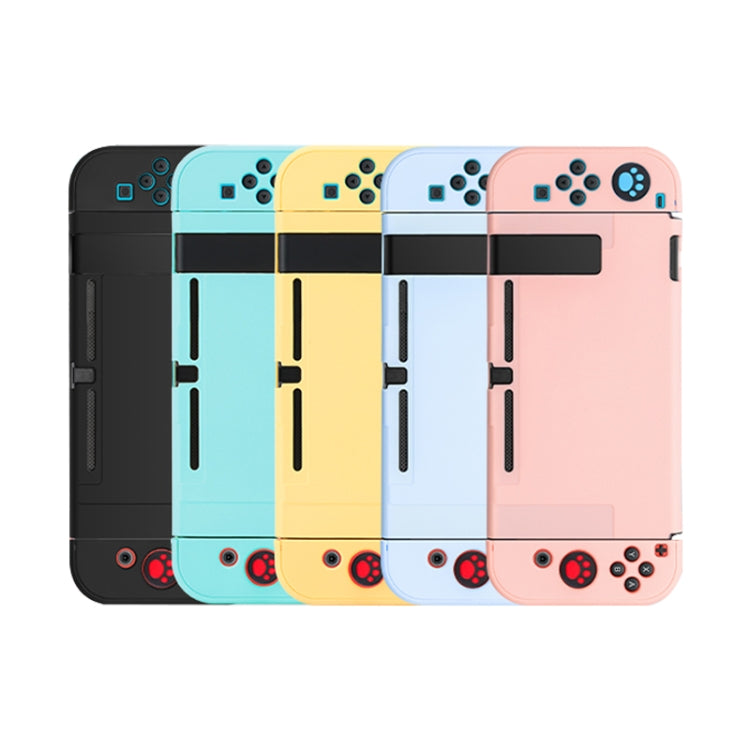 For Nintendo Switch Pure Color Shockproof TPU Case(Yellowish-brown)