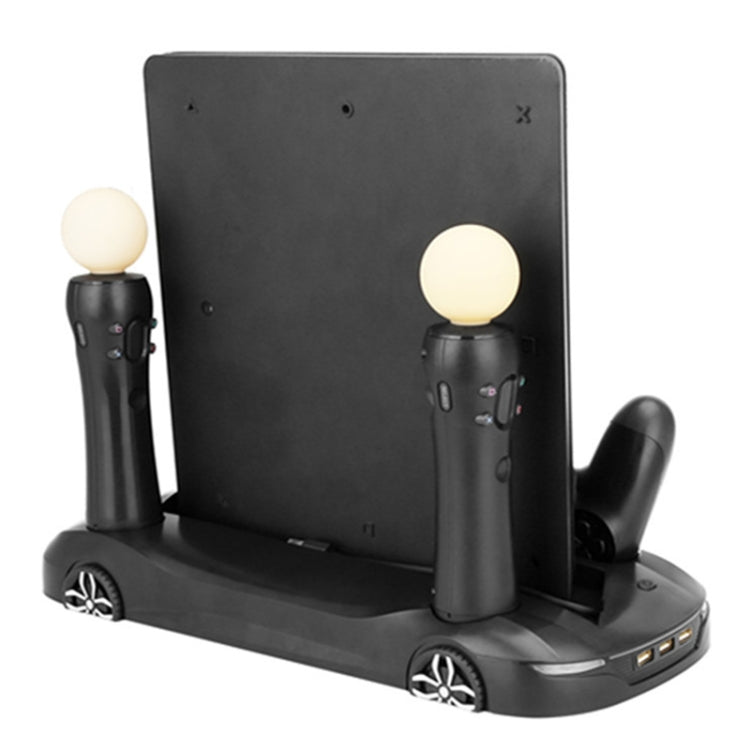 Multi-function Host Machine Dissipate Heat Charging Base Holder for PS4 Pro / Slim(White) - free shipping - PMC TechLife - Order now!