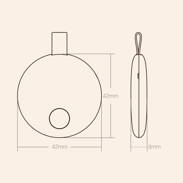 Original Xiaomi Youpin Ranres Intelligent Anti-lost Device Smart Positioning Finder, Lite Version(White)