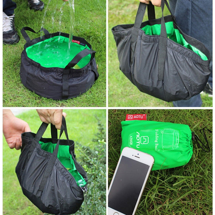 AOTU AT6620 Portable Travel Laundry Wash Basin (Green) - free shipping - PMC Jewellery - Order now!