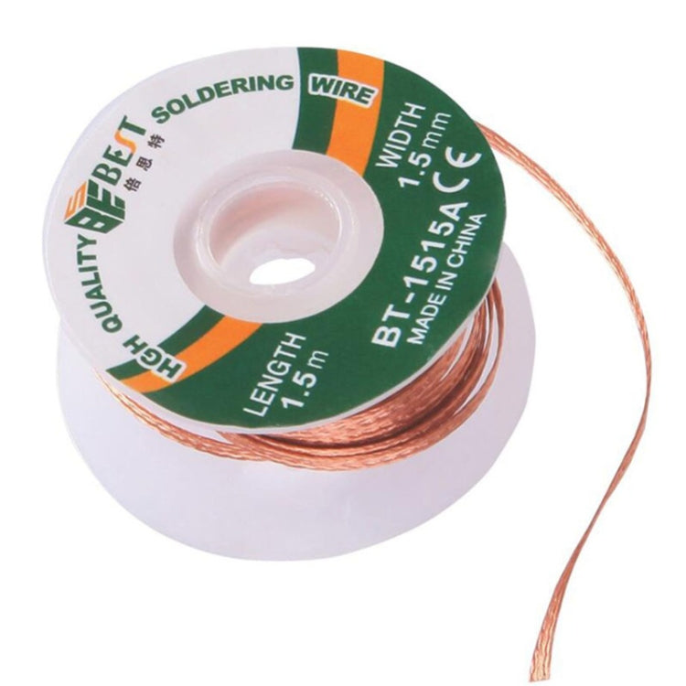 BST-1515A Desoldering Wire Solder Remover Wire - Welding Wire by BEST | Online Shopping South Africa | PMC Jewellery | Buy Now Pay Later Mobicred