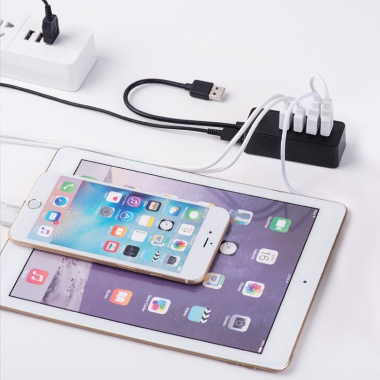 ORICO W5P-U3-30 4-Port USB 3.0 Desktop HUB with 30cm Micro USB Cable Power Supply(Black) - free shipping - PMC Jewellery - Order now!