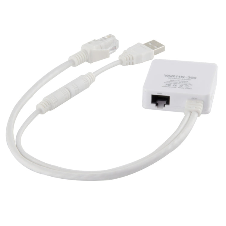 VONETS VAR11N-300 Mini 300Mbps WiFi Repeater & Router & Bridge, Support 802.11N(White) - Network Hardware by VONETS | Online Shopping South Africa | PMC Jewellery | Buy Now Pay Later Mobicred