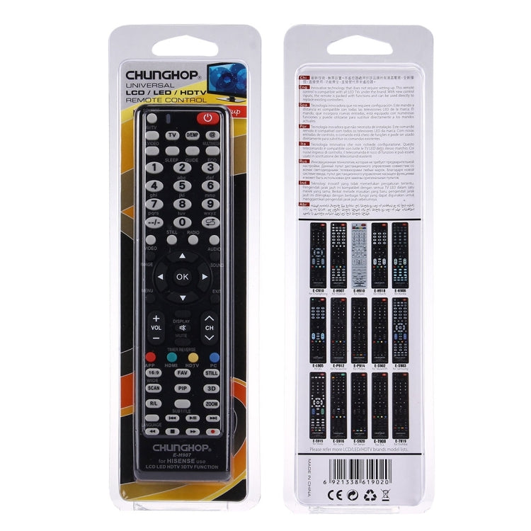 CHUNGHOP E-H907 Universal Remote Controller for HISENSE LED LCD HDTV 3DTV - TV by CHUNGHOP | Online Shopping South Africa | PMC Jewellery | Buy Now Pay Later Mobicred