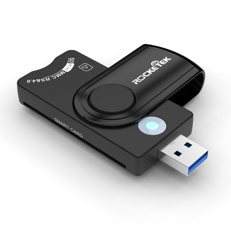 ROCKETEK CR310 USB 3.0 + TF Card + SD Card + SIM Card + Smart Card Multi-function Card Reader - free shipping - PMC Jewellery - Order now!