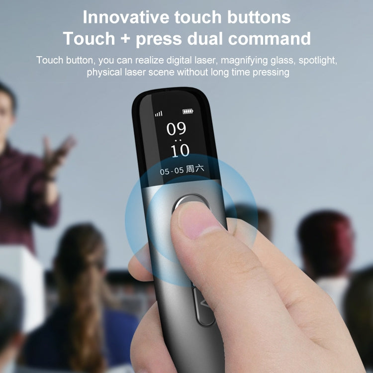 ASiNG A9 128MB Red Light Multifunctional PPT Touch Laser Page Turning Pen Wireless Presenter(Blue) - free shipping - PMC Jewellery - Order now!
