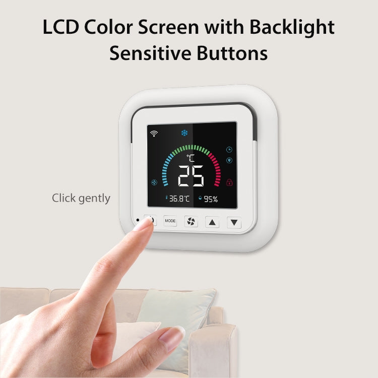 NEO NAS-RT01W WiFi Smart Color Screen Infrared Air Conditioner Controller Thermostat(White) - free shipping - PMC Jewellery - Order now!