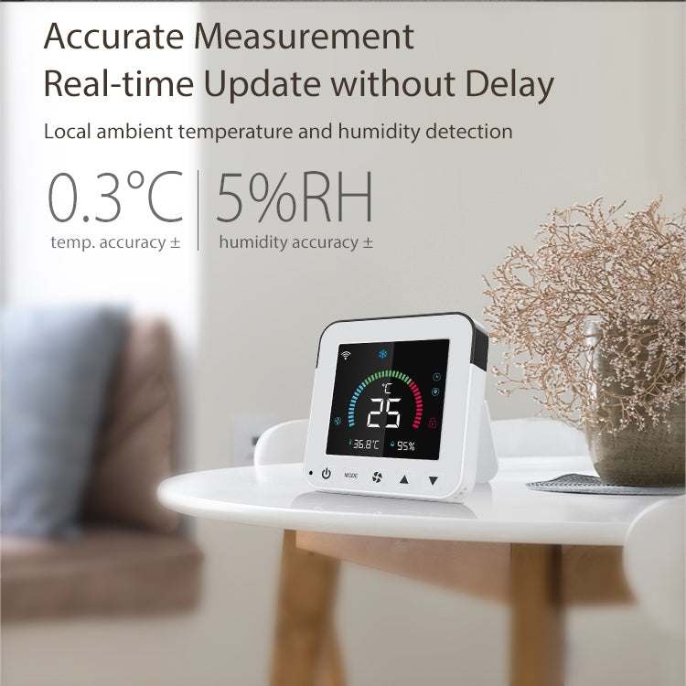 NEO NAS-RT01W WiFi Smart Color Screen Infrared Air Conditioner Controller Thermostat(White) - free shipping - PMC Jewellery - Order now!