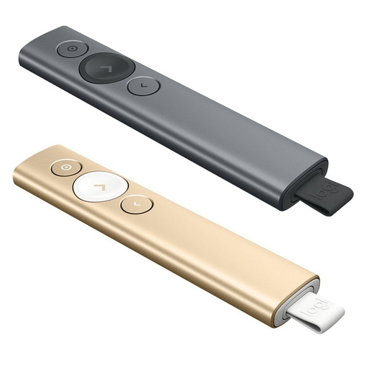 Logitech Spotlight 2.4Ghz USB Wireless Presenter PPT Remote Control Flip Pen (Grey) - free shipping - PMC Jewellery - Order now!