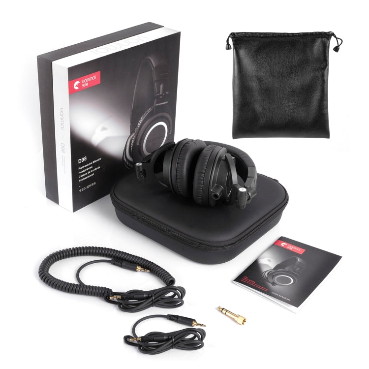 Yanmai D98 Professional Recording Monitor Headphone (Black) - free shipping - PMC Jewellery - Order now!