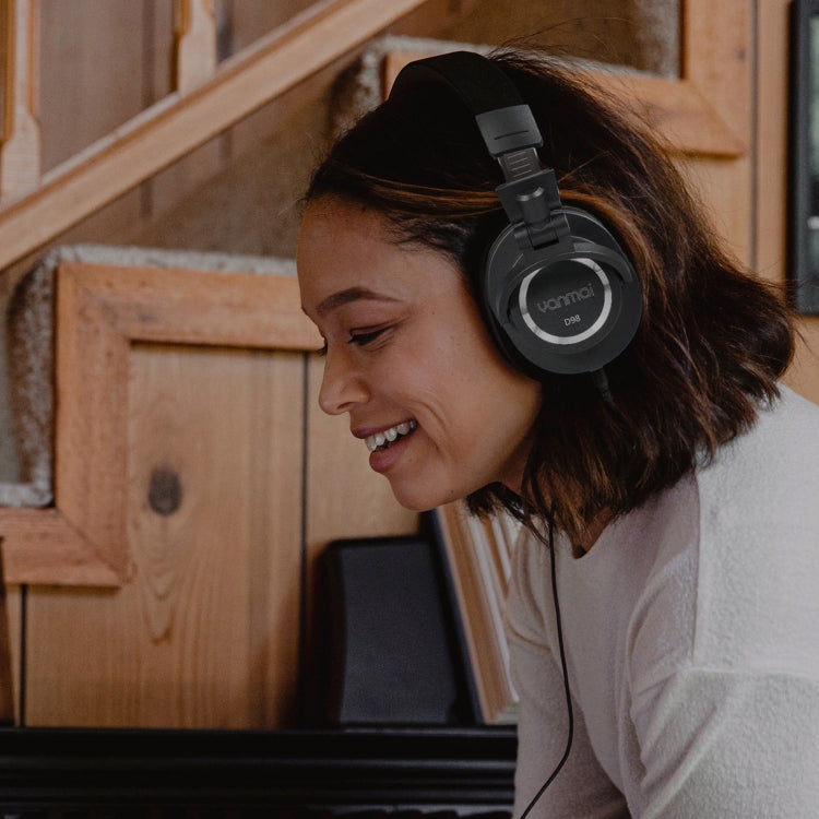Yanmai D98 Professional Recording Monitor Headphone (Black) - free shipping - PMC Jewellery - Order now!