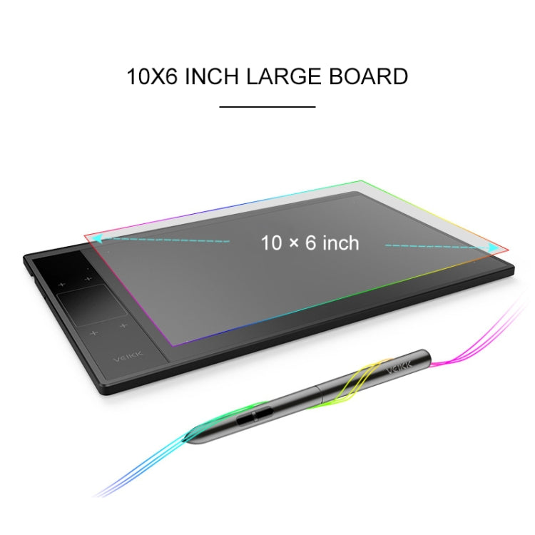 VEIKK A30 10x6 inch 5080 LPI Smart Touch Electronic Graphic Tablet, with Type-c Interface - free shipping - PMC Jewellery - Order now!