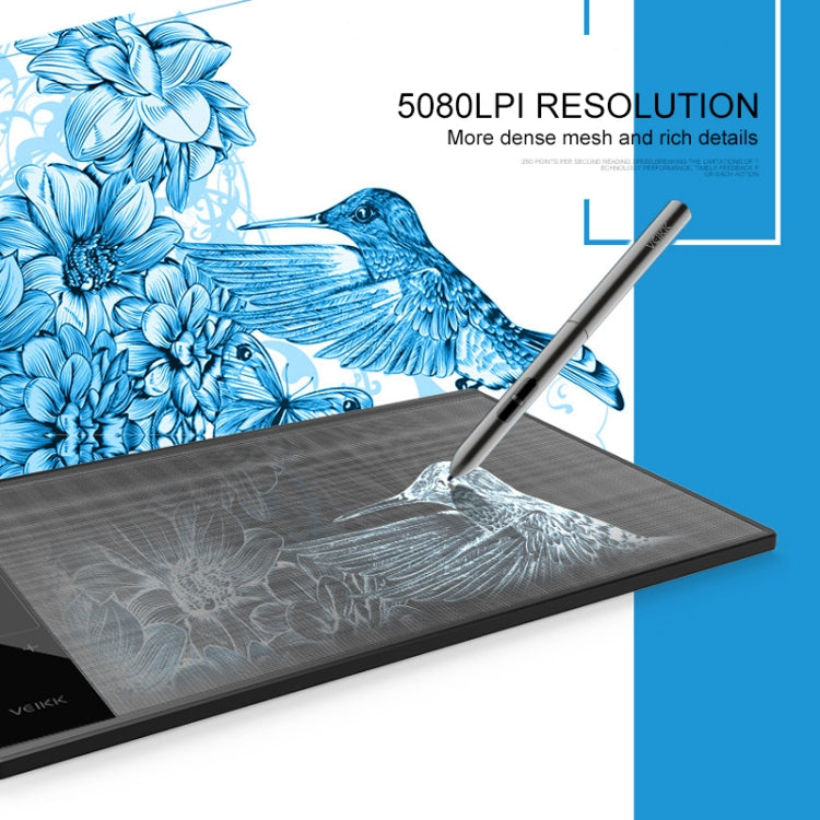VEIKK A30 10x6 inch 5080 LPI Smart Touch Electronic Graphic Tablet, with Type-c Interface - free shipping - PMC Jewellery - Order now!