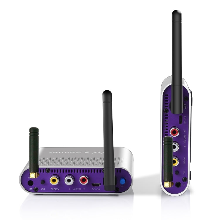 Measy AV550 5.8GHz Wireless Audio / Video Transmitter Receiver with Infrared Return, UK Plug - free shipping - PMC Jewellery - Order now!