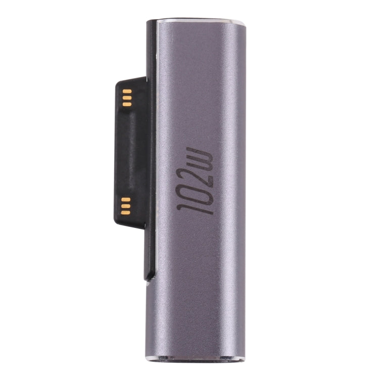 102W USB-C / Type-C Female Charging Adapter for Microsoft Surface Pro 3 / 4 / 5 / 6 / 7 / Surface Go - For Microsoft by PMC Jewellery | Online Shopping South Africa | PMC Jewellery | Buy Now Pay Later Mobicred